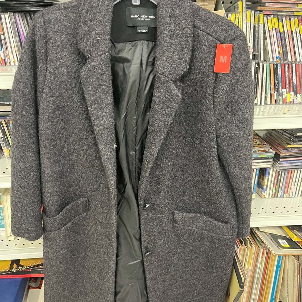 Marc New York Charcoal Overcoat